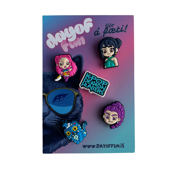 K Pop Demon Hunters - Crocs skraut 5 stk í pakka