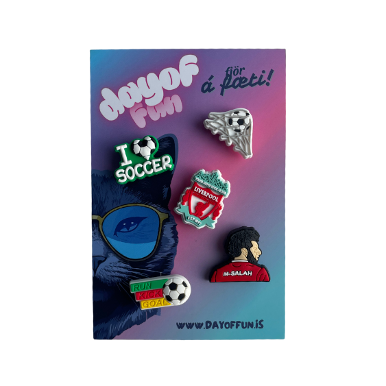 Liverpool - Crocs skraut 5 stk í pakka