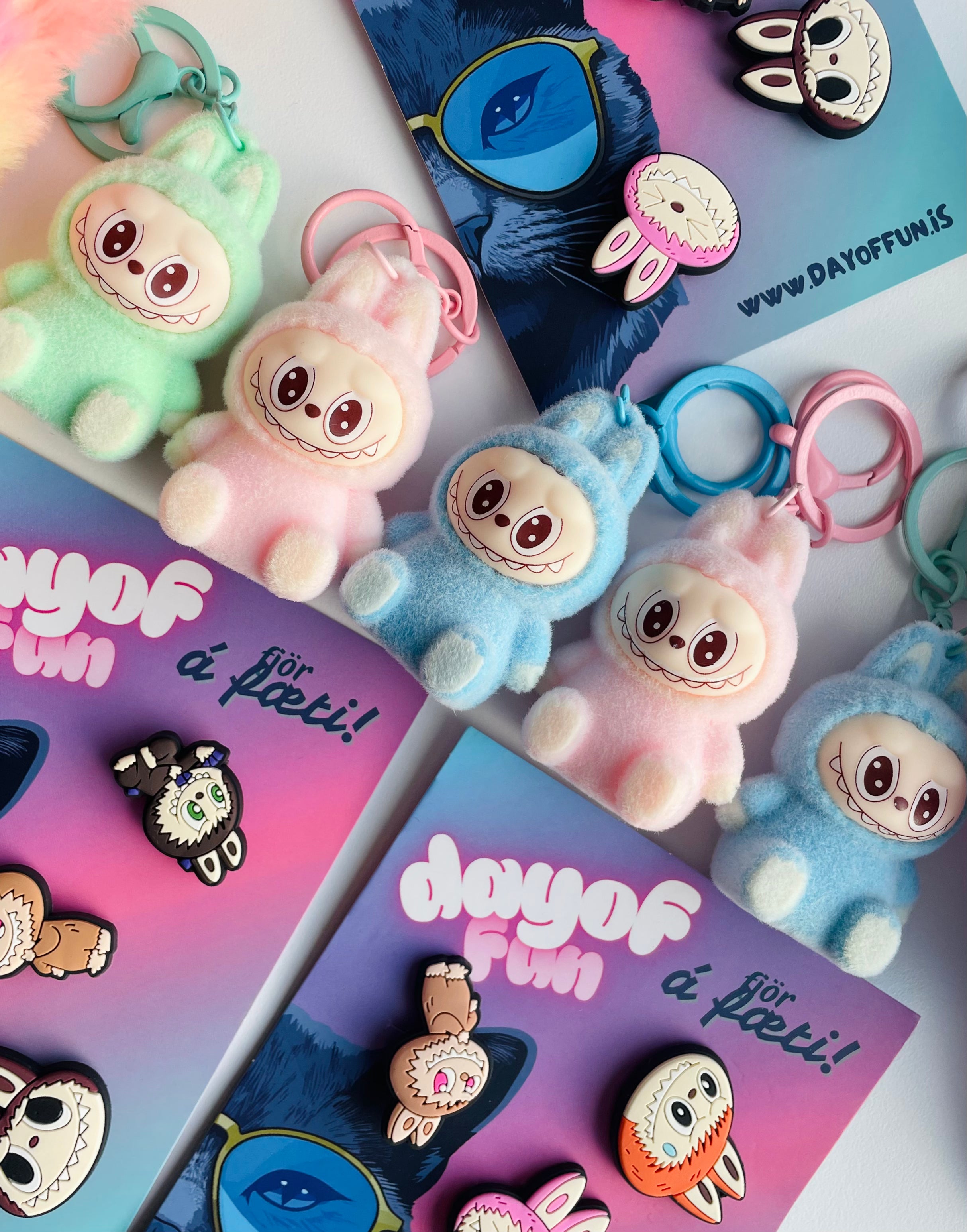 Labubu - Crocs skraut - 5 stk í pakka